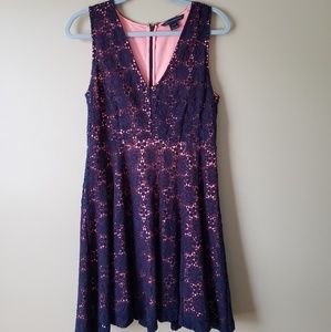 French Connection crocheted dress